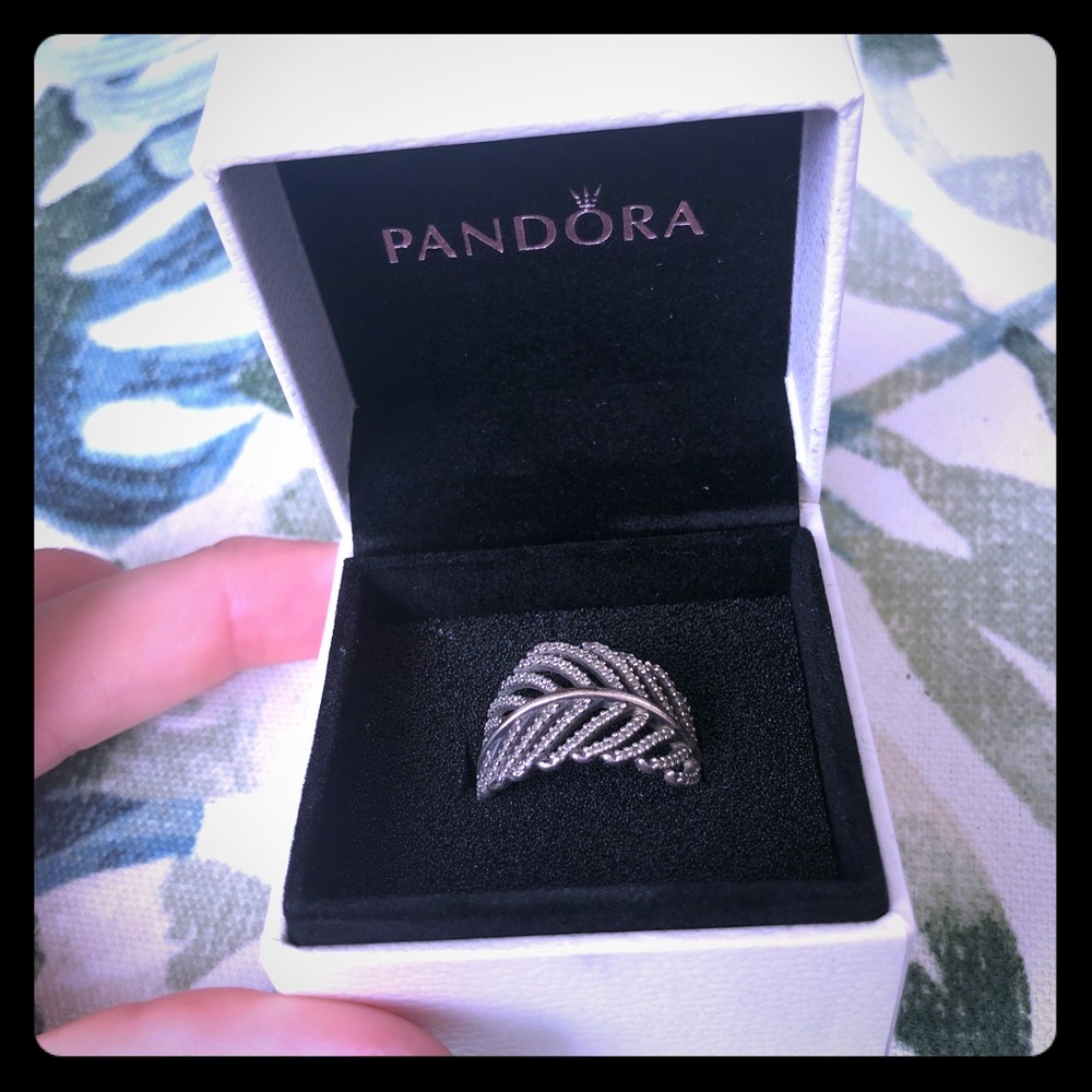 Light As A Feather Pandora Ring